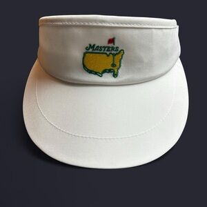 ⛳️Masters Golf Tournament White Adjustable Visor – Never Worn– Augusta National